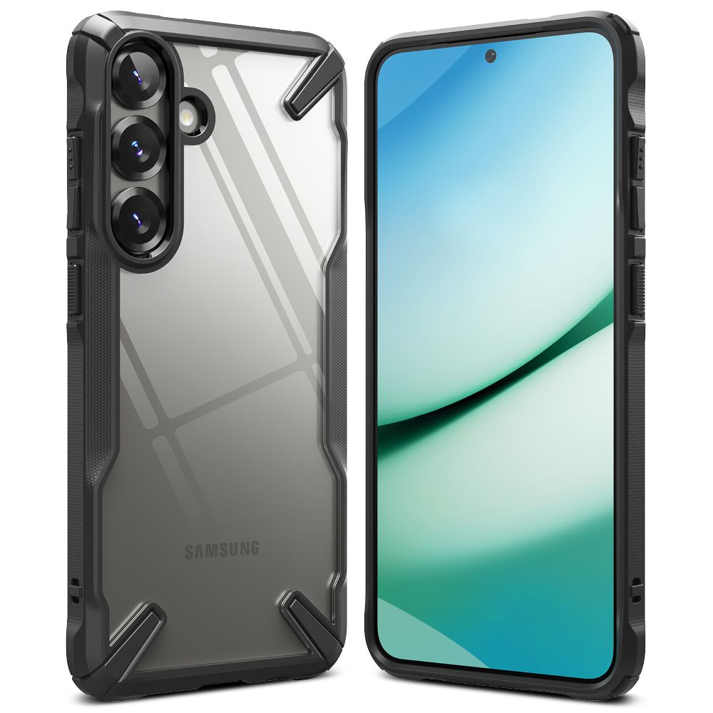 Ringke Samsung Galaxy S25 Plus Fusion X Σκληρή Θήκη με Πλαίσιο Σιλικόνης - Black / Διάφανη