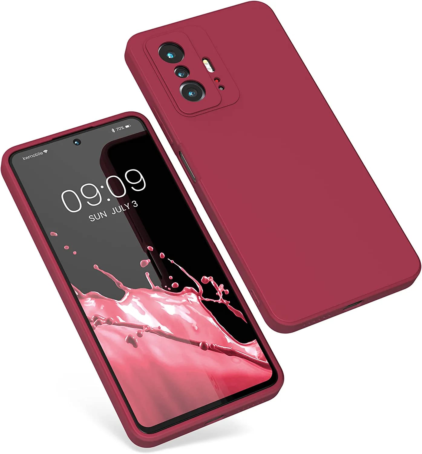 KW Xiaomi 11T / 11T Pro Θήκη Σιλικόνης Rubberized TPU - Sweet Cherry - 56573.229