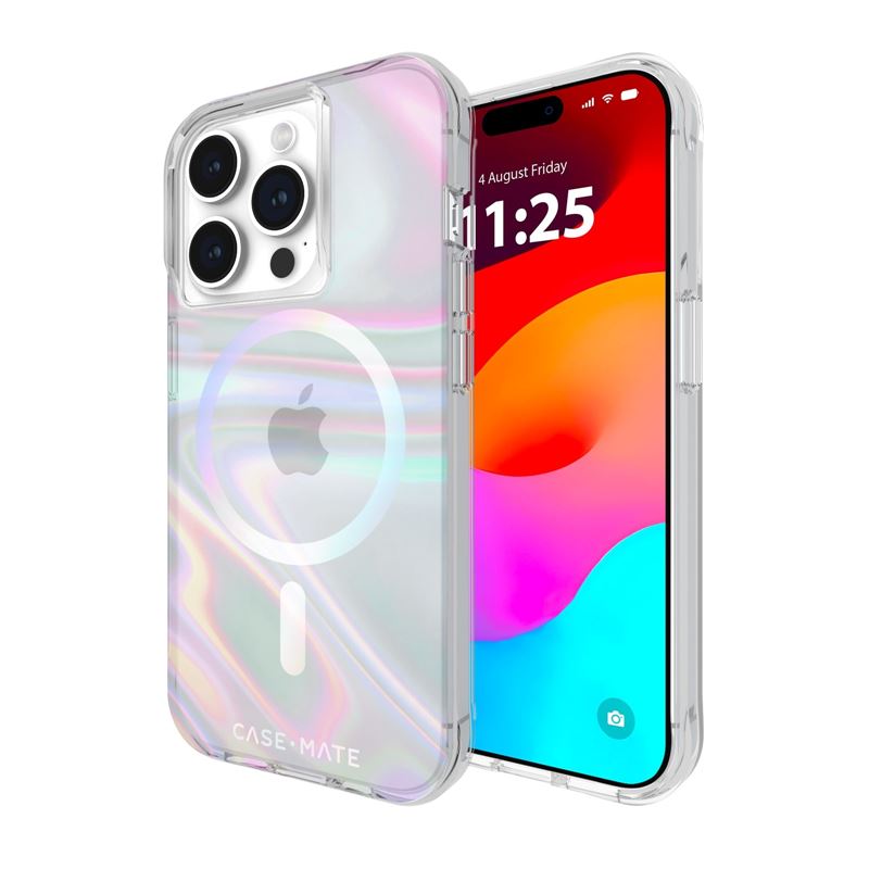 Case - Mate iPhone 15 Pro Soap Bubble MagSafe Σκληρή Θήκη με MagSafe - Soap Bubble