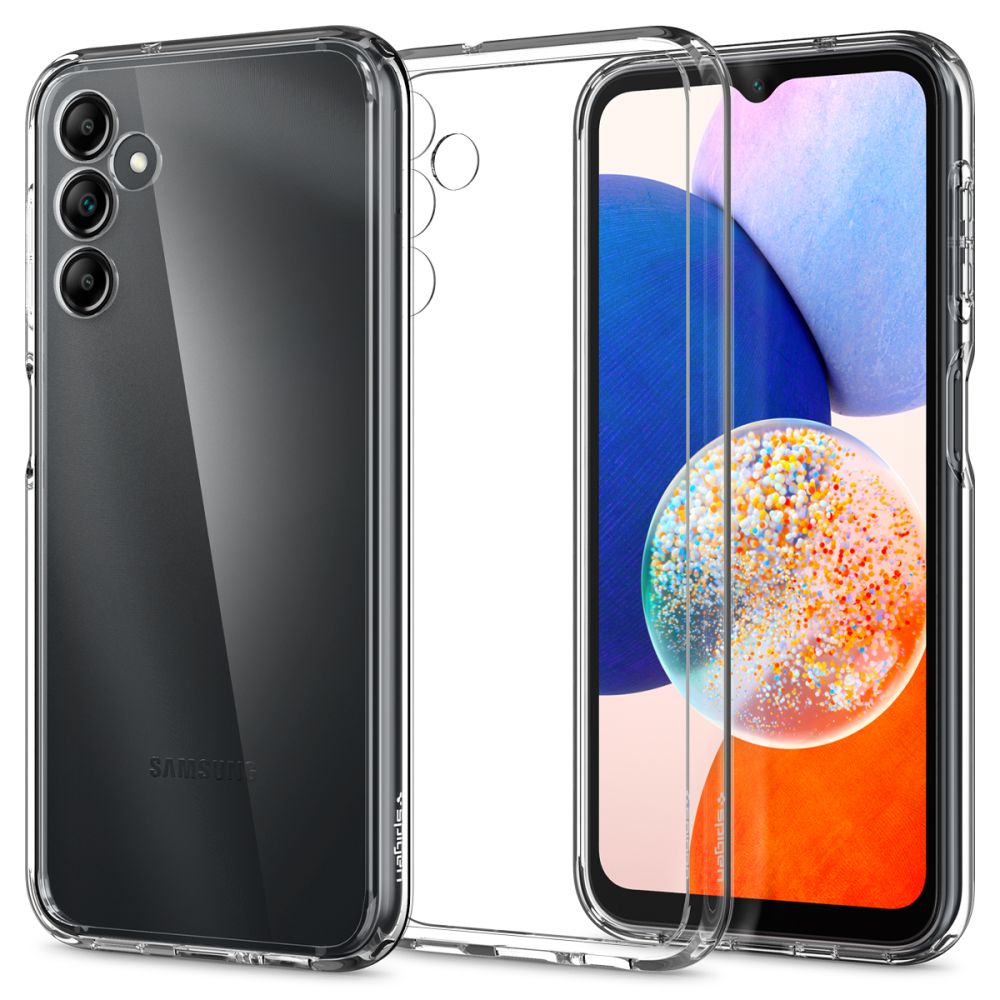 Spigen Samsung Galaxy A14 5G - Ultra Hybrid Σκληρή Θήκη με Πλαίσιο Σιλικόνης - Crystal Clear