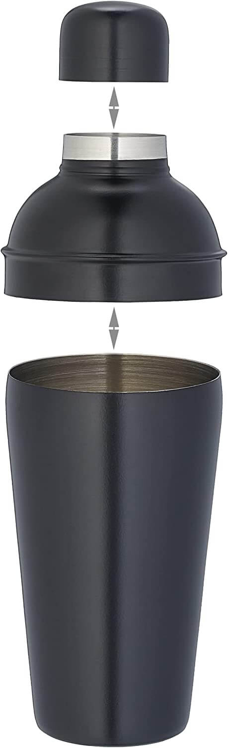 Relaxdays Σετ Κοκτέιλ 5 Τεμαχίων από Ανοξείδωτο Ατσάλι - Black - 4052025983277