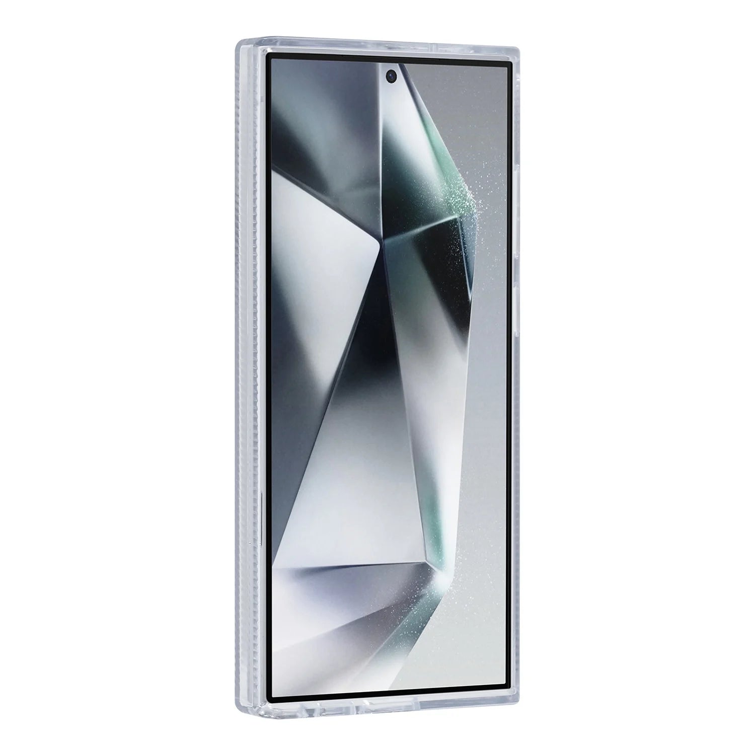 Tuniq Samsung Galaxy S24 Ultra - Σκληρή Θήκη με Πλαίσιο Σιλικόνης - Ημιδιάφανο Λευκό / Διάφανο