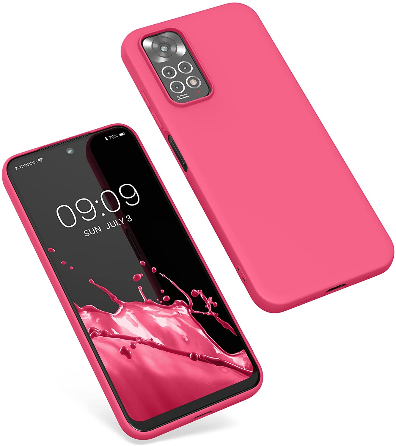 KW Xiaomi Redmi Note 11 / Redmi Note 11S Θήκη Σιλικόνης TPU - Awesome Pink - 57368.238