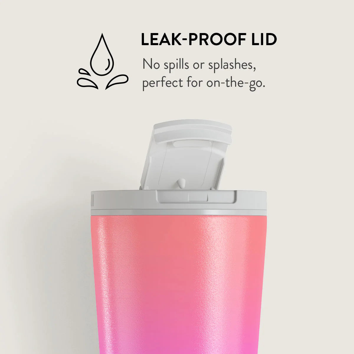 Burga Κούπα Θερμός από Ανοξείδωτο Ατσάλι - Flap Lid - 700ml - Sunset Club