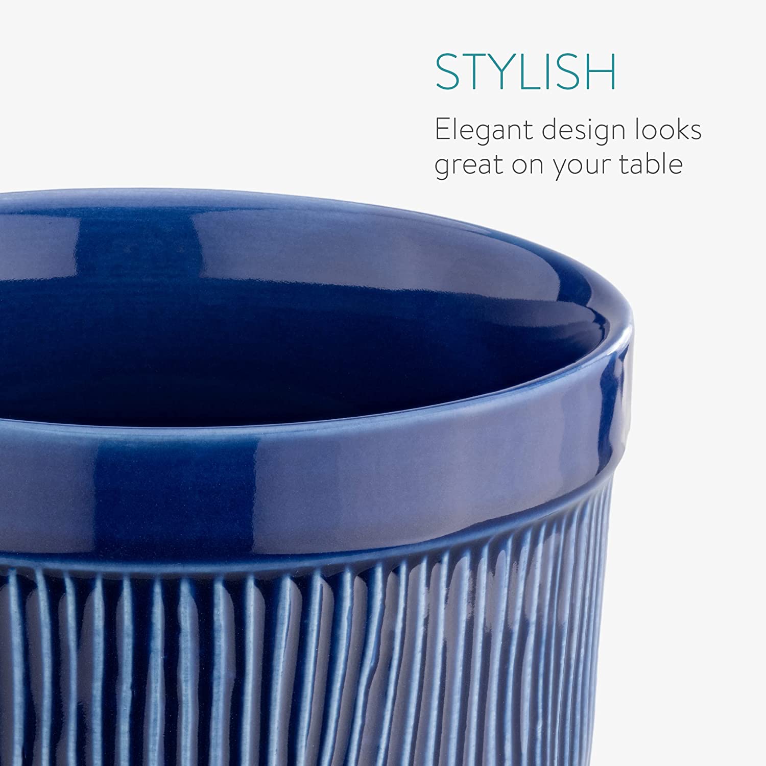 Navaris Σετ με 6 Φόρμες Ramekin - Dark Blue - 55218.06.17