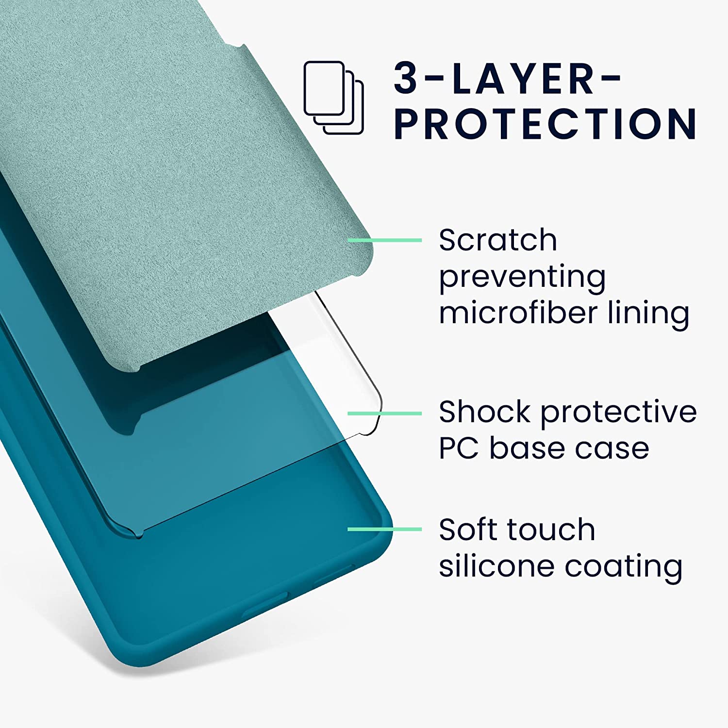 KW Xiaomi Redmi Note 12 Pro+ Θήκη Σιλικόνης Rubberized TPU - Caribbean Blue - 60691.224