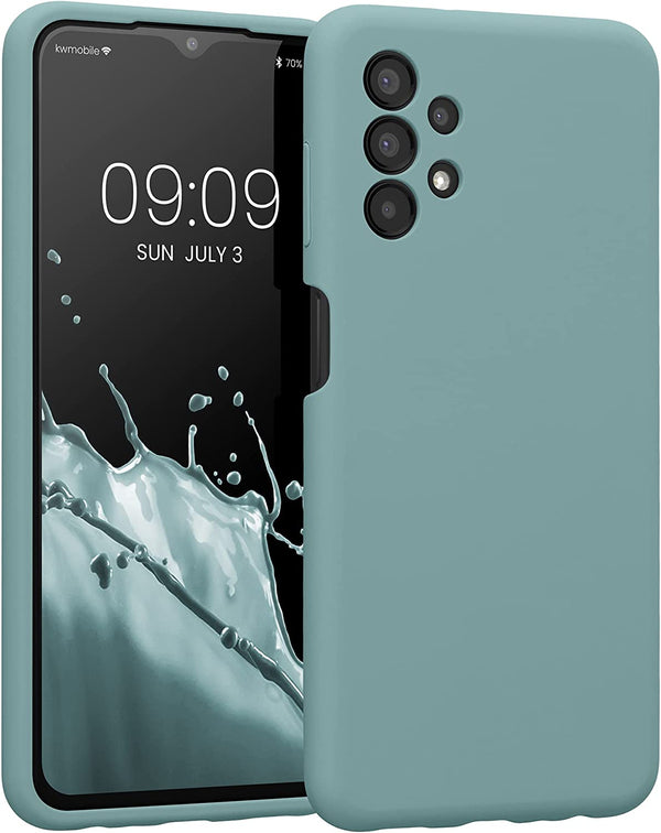 KW Samsung Galaxy A13 4G Θήκη Σιλικόνης Rubberized TPU - Arctic Night - 57832.207