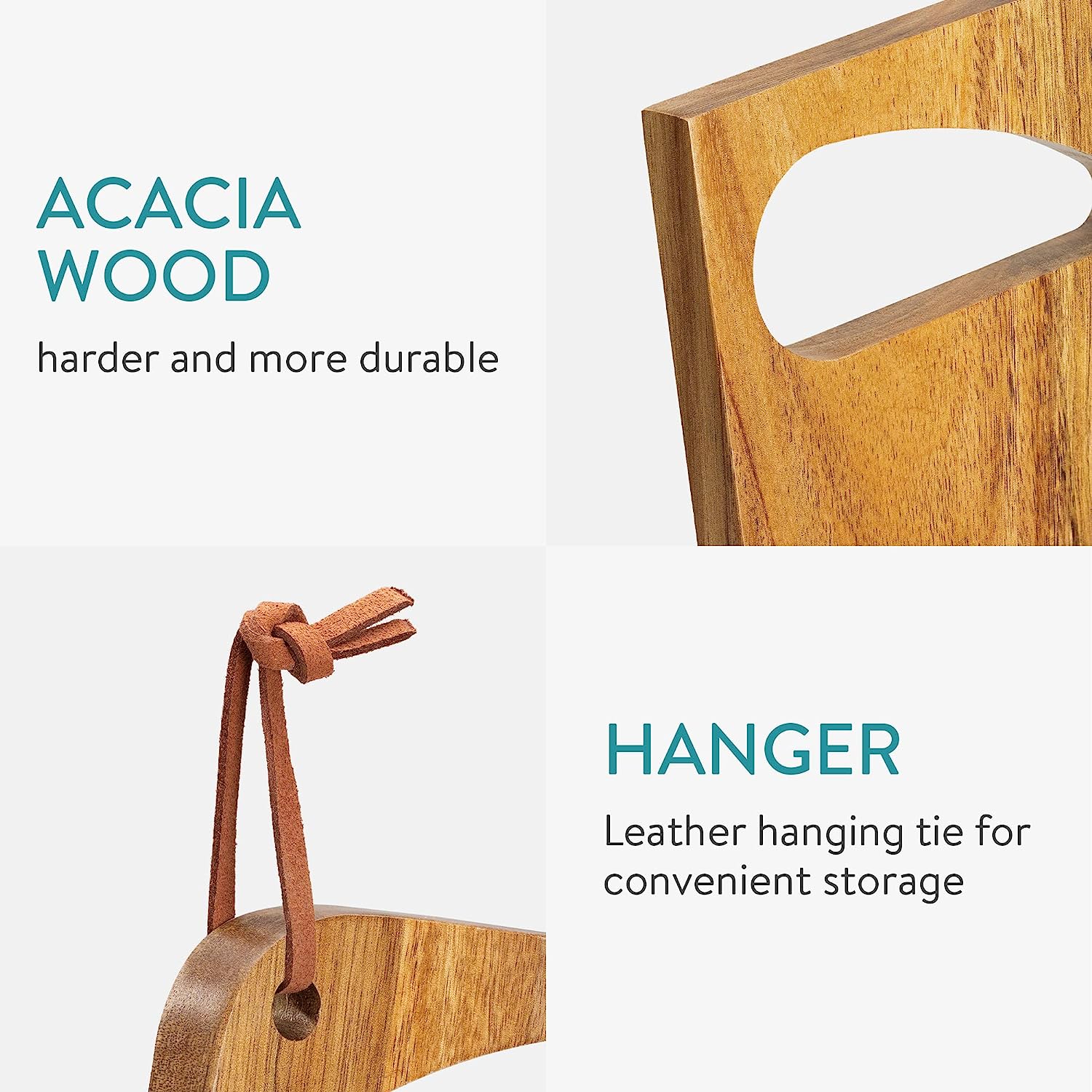 Navaris Ξύλινη Ξύστρα για Ψησταριά με Ανοιχτήρι Μπουκαλιών - Acacia Wood - 60502.01