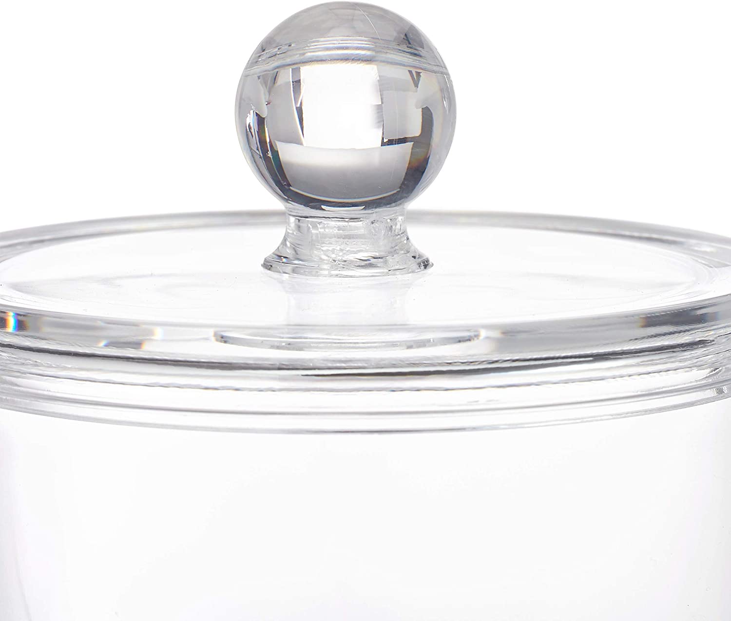 Relaxdays Σετ με 3 Κουτιά Αποθήκευσης Αξεσουάρ Μπάνιου - Clear - 4052025928711