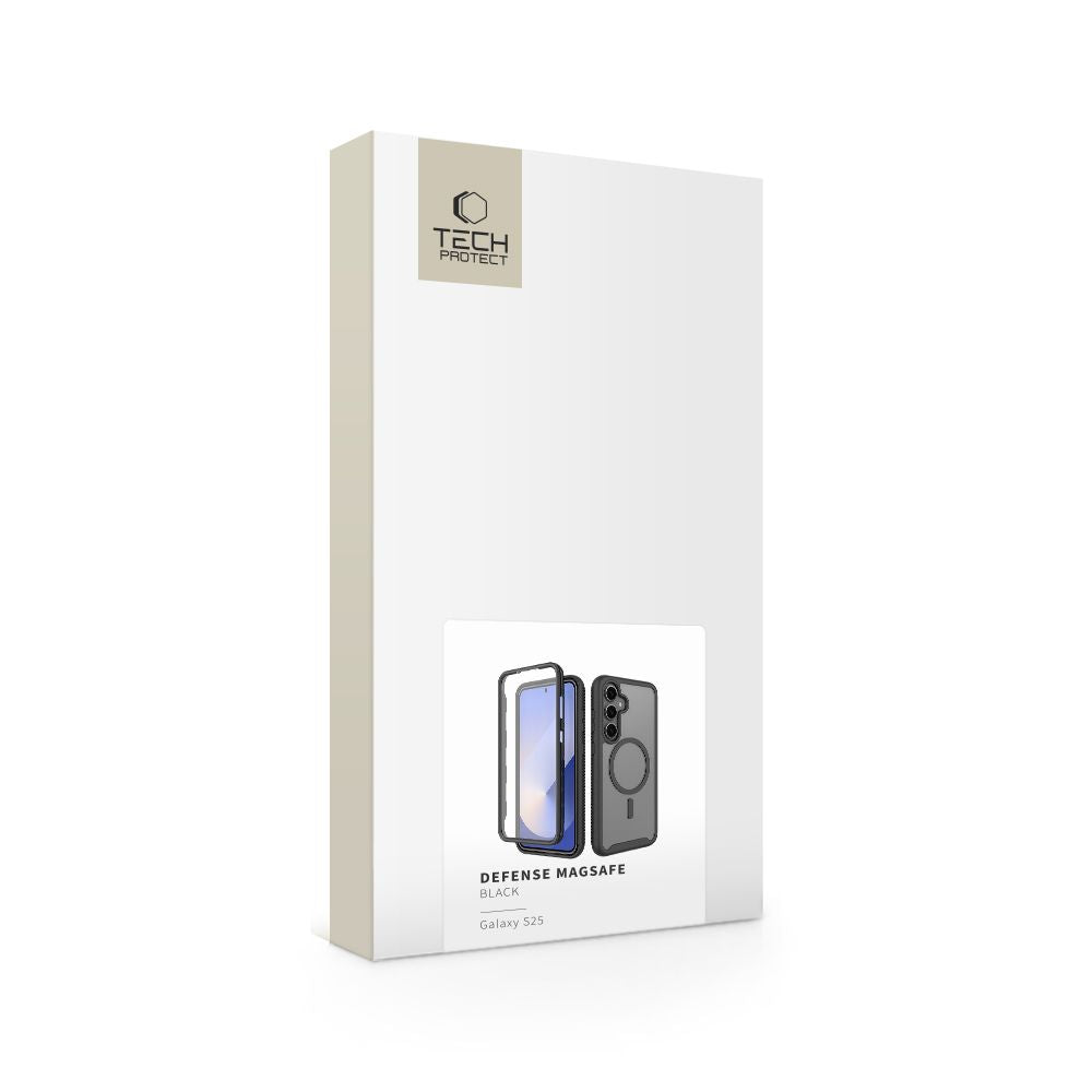 Tech-Protect Samsung Galaxy S25 Defense Θήκη Full Body με MagSafe - Black