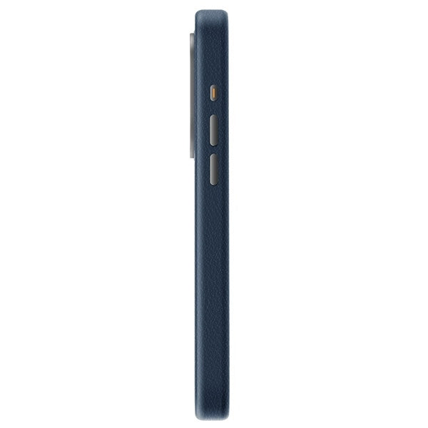 Uniq iPhone 15 Pro Max Lyden MagClick Σκληρή Θήκη με Επένδυση Συνθετικού Δέρματος και MagSafe - Navy Blue
