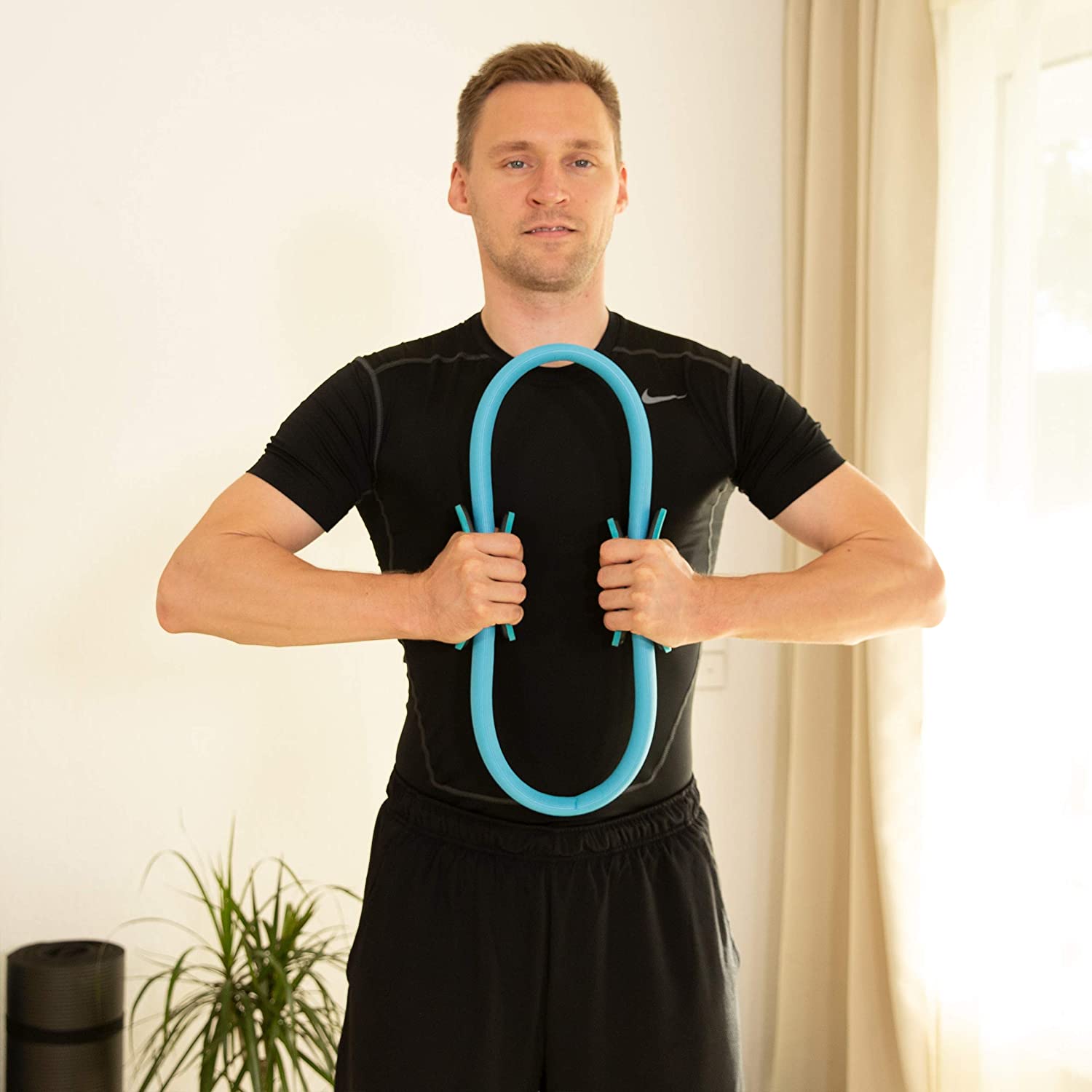 Relaxdays Δαχτυλίδι Γυμναστικής - 39cm - Blue - 4052025208240