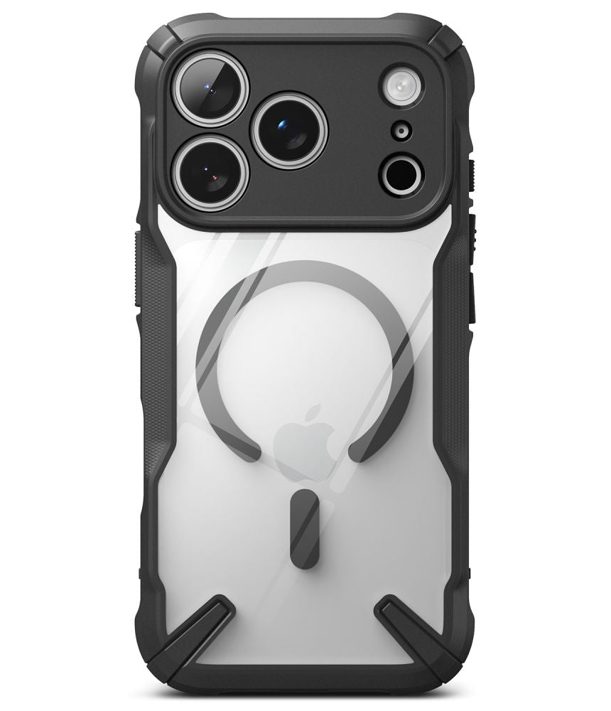 Ringke iPhone 18 Pro / iPhone 17 Pro - Σκληρή Θήκη με Πλαίσιο Σιλικόνης MagSafe - Fusion X Magnetic - Black