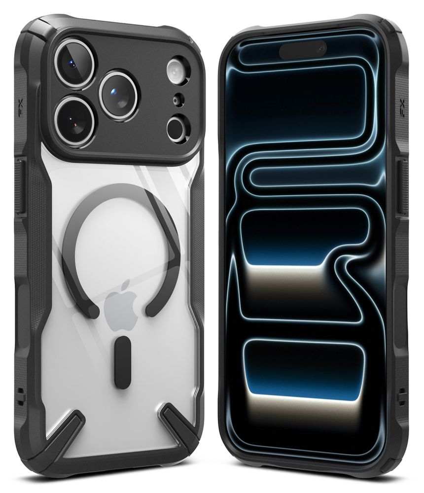 Ringke iPhone 18 Pro / iPhone 17 Pro - Σκληρή Θήκη με Πλαίσιο Σιλικόνης MagSafe - Fusion X Magnetic - Black