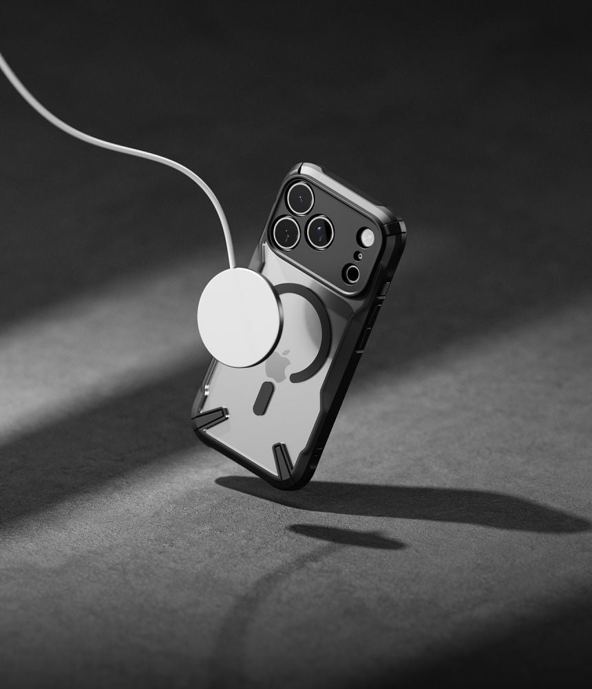 Ringke iPhone 18 Pro / iPhone 17 Pro - Σκληρή Θήκη με Πλαίσιο Σιλικόνης MagSafe - Fusion X Magnetic - Black