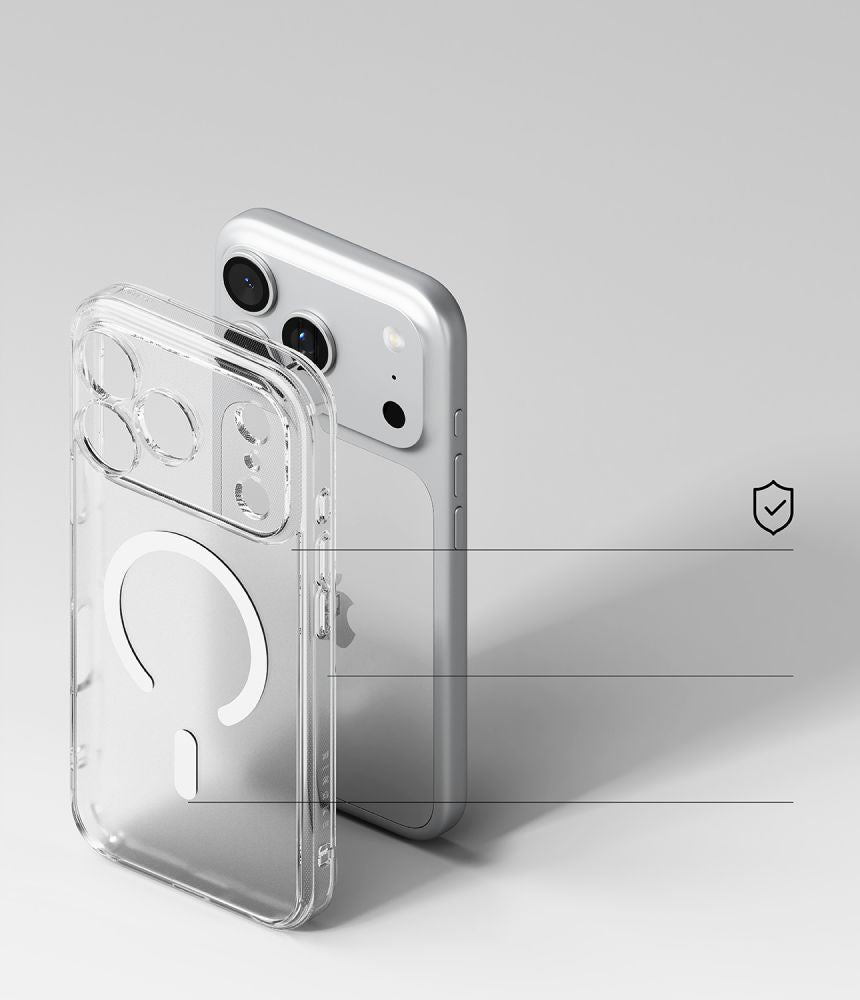 Ringke iPhone 18 Pro Max / iPhone 17 Pro Max - Σκληρή Θήκη με Πλαίσιο Σιλικόνης MagSafe - Fusion Magnetic - Matte Clear