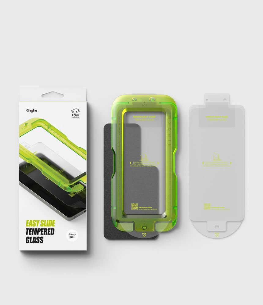 Ringke Samsung Galaxy S26 Plus - Case Friendly Αντιχαρακτικό Γυαλί Οθόνης - 2 Τεμάχια - Easy Slide - Clear