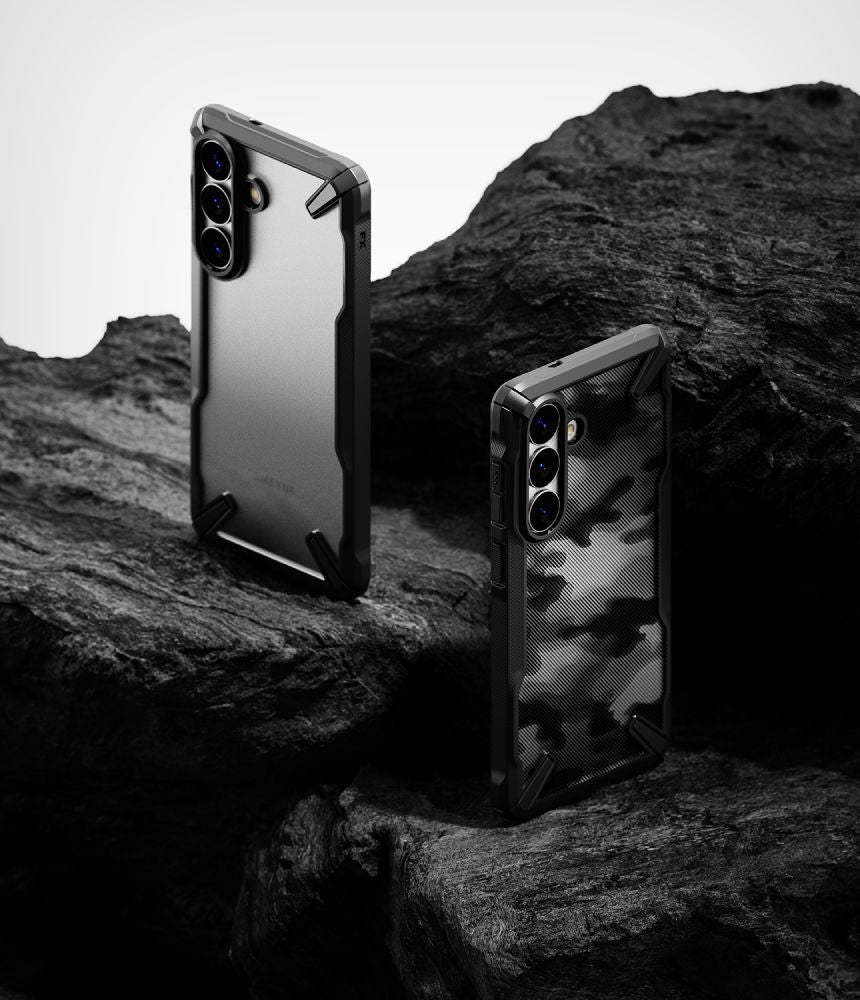 Ringke Samsung Galaxy S26 Plus - Σκληρή Θήκη με Πλαίσιο Σιλικόνης - Fusion X - Διάφανη / Black