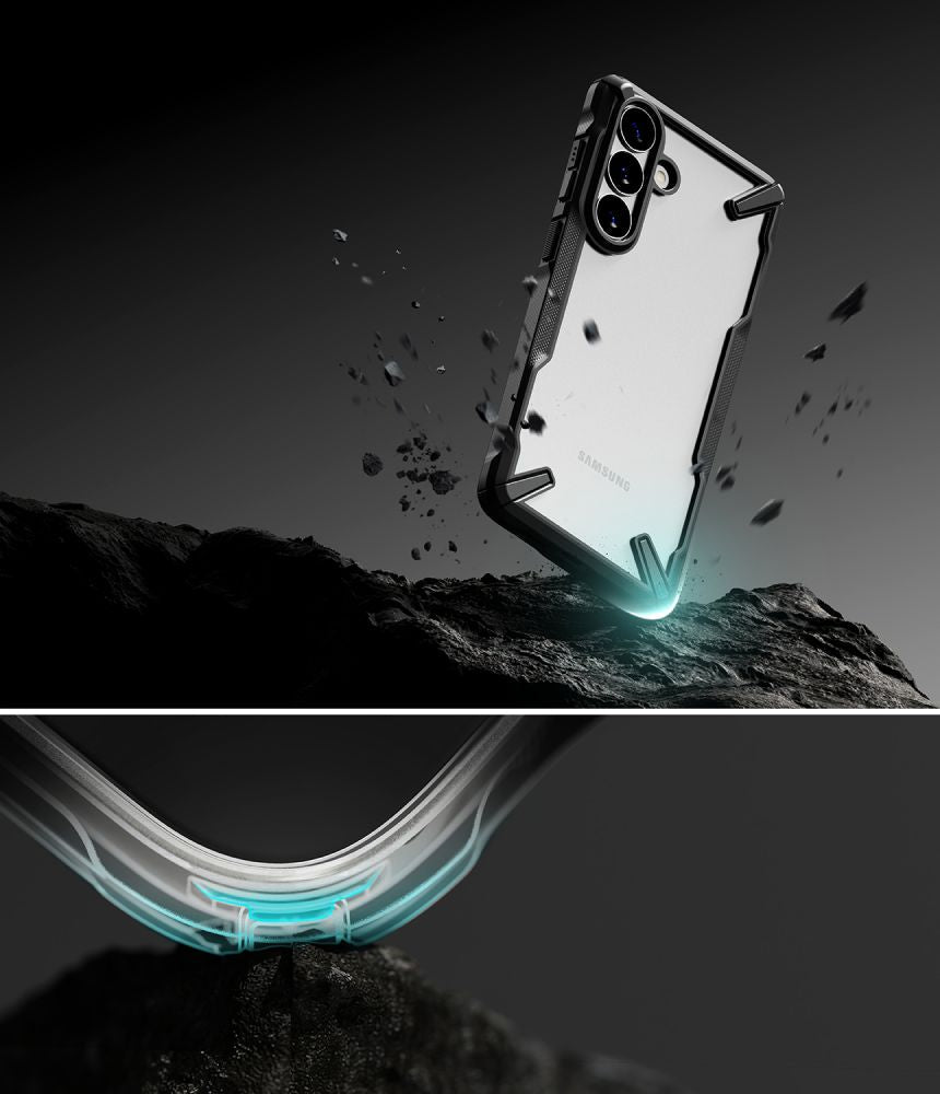 Ringke Samsung Galaxy S26 Plus - Σκληρή Θήκη με Πλαίσιο Σιλικόνης - Fusion X - Διάφανη / Black