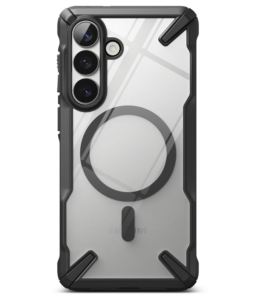 Ringke Samsung Galaxy S26 Plus - Σκληρή Θήκη με Πλαίσιο Σιλικόνης - Fusion X Magnetic MagSafe - Clear / Black