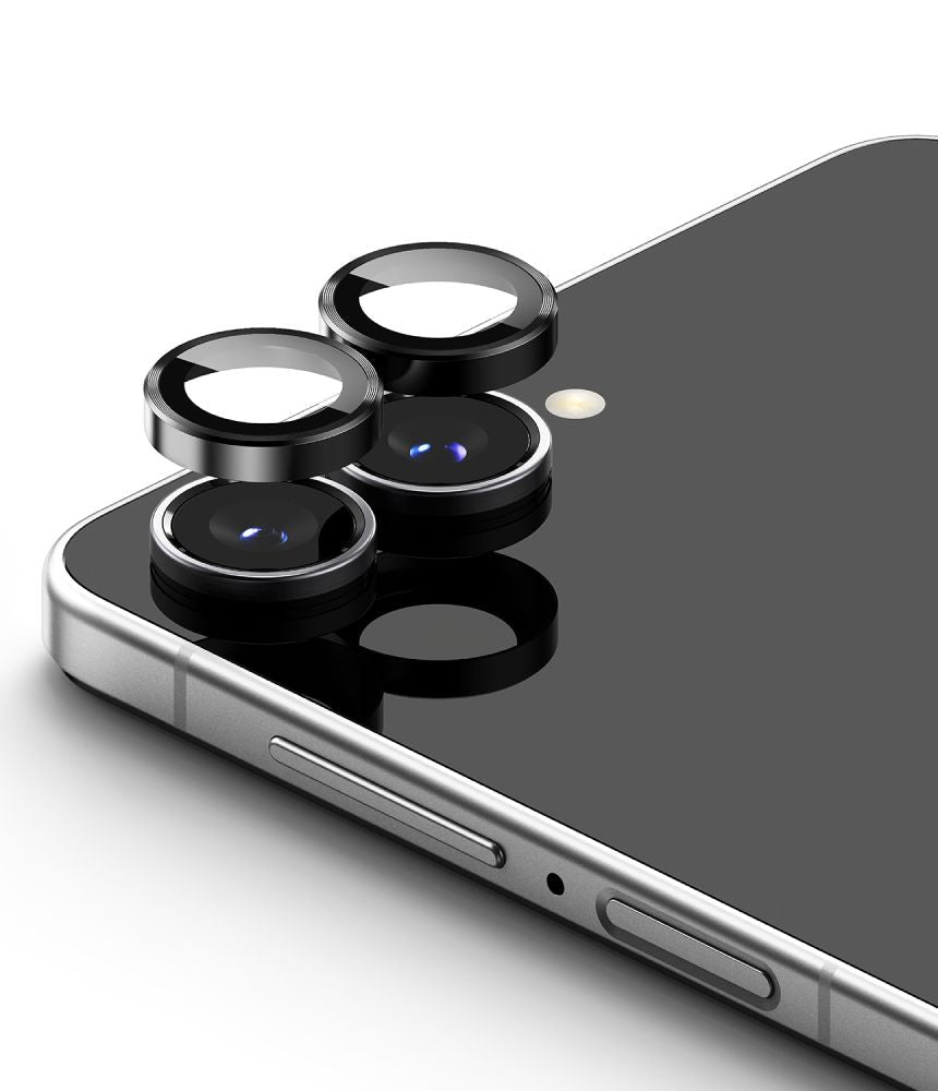 Ringke Samsung Galaxy Z Flip8 - Αντιχαρακτικό Γυαλί για την Κάμερα - Camera Frame - 2 Τεμάχια - Black
