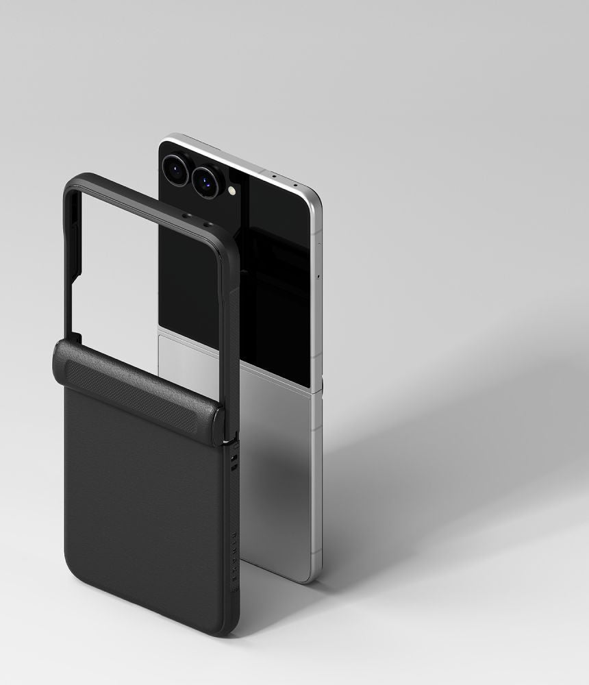 Ringke Samsung Galaxy Z Flip8 - Σκληρή Θήκη με Πλαίσιο Σιλικόνης και MagSafe - Onyx Flap Magnetic - Black