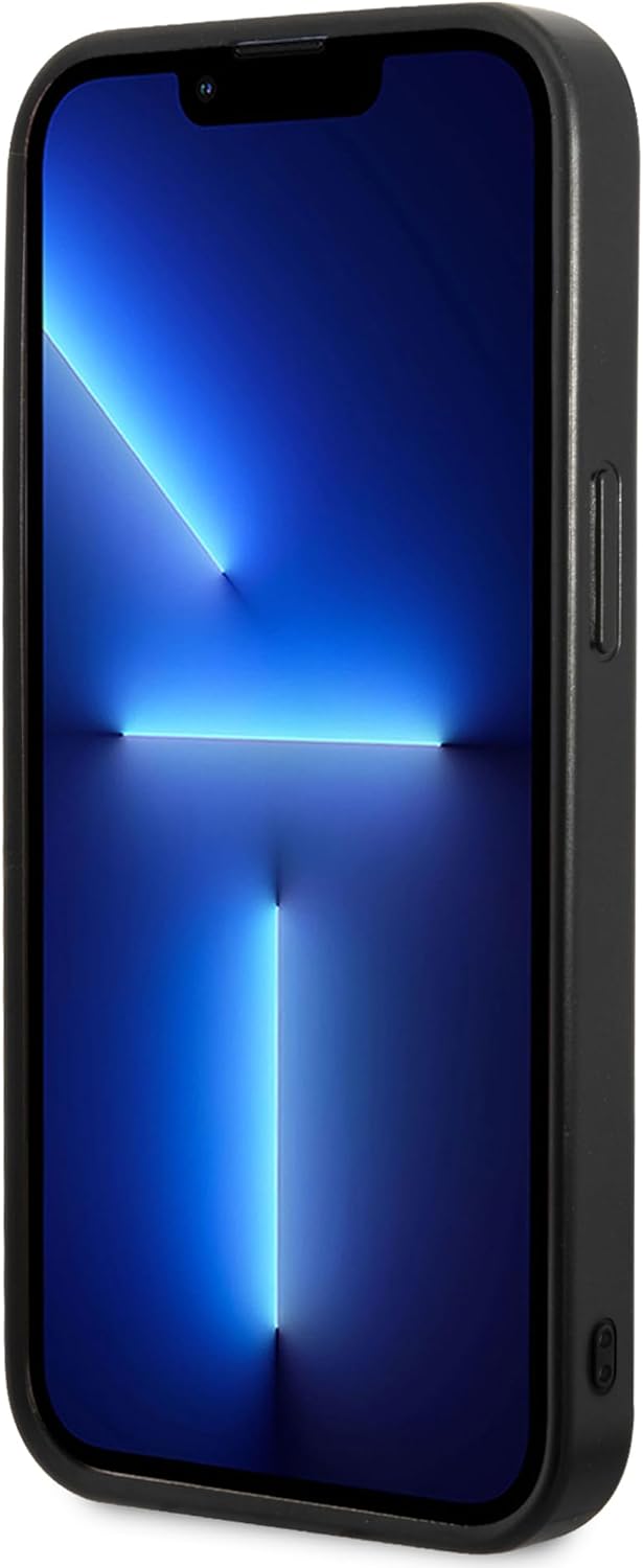 Guess iPhone 15 Pro - Sequin Script Metal Σκληρή Θήκη με Επένδυση από Παγέτες - Black - GUHCP15LPSFDGSK