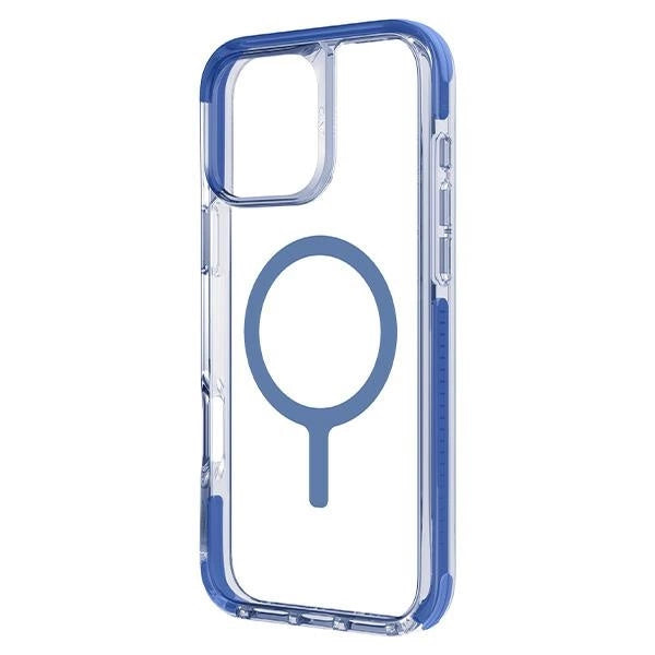 Uniq iPhone 16 Combat Magclick Σκληρή Θήκη με Πλαίσιο Σιλικόνης και MagSafe - Blue / Pearl Blue