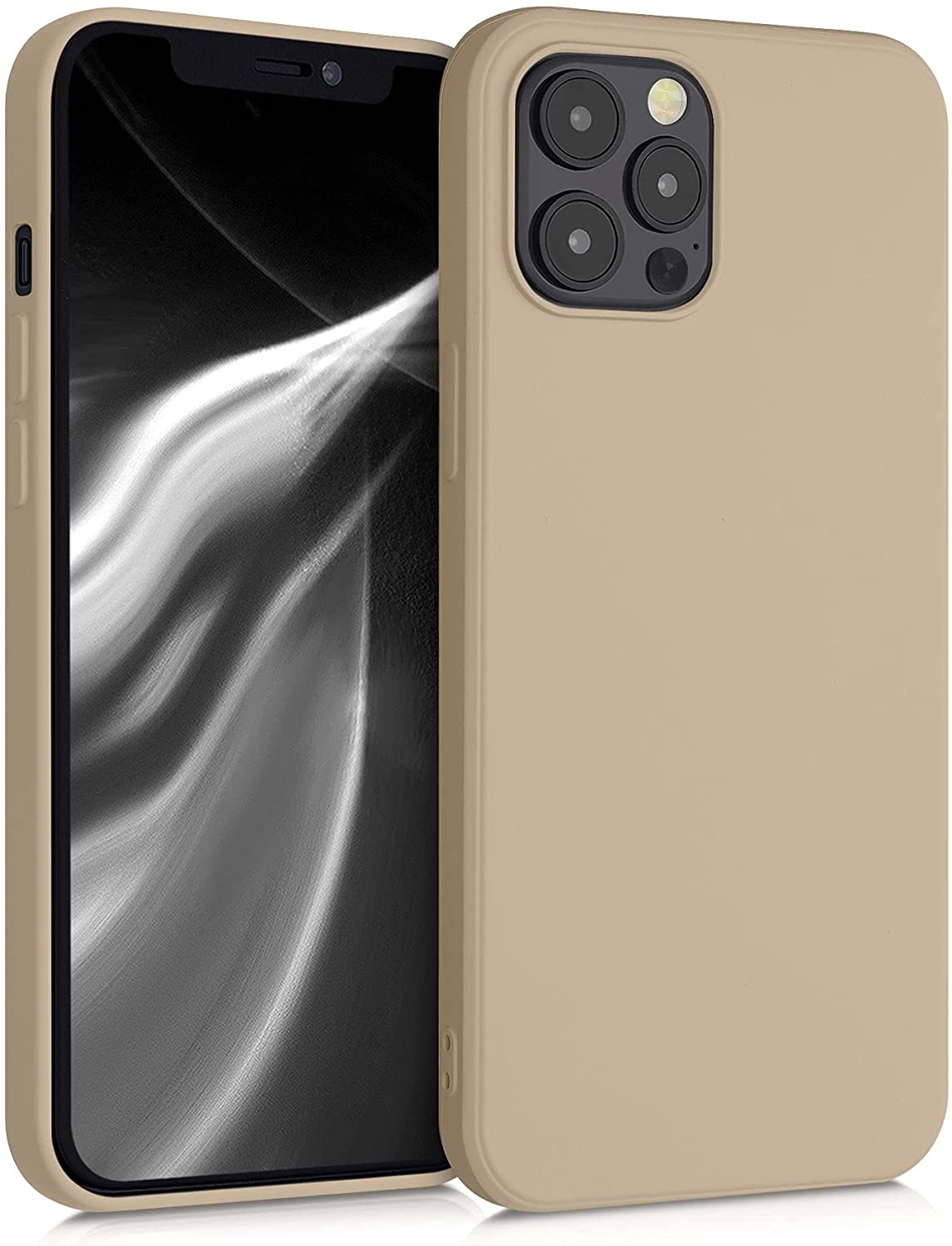 KW iPhone 12 Pro Max Θήκη Σιλικόνης Rubberized TPU - Dusky Pink - 52714.10