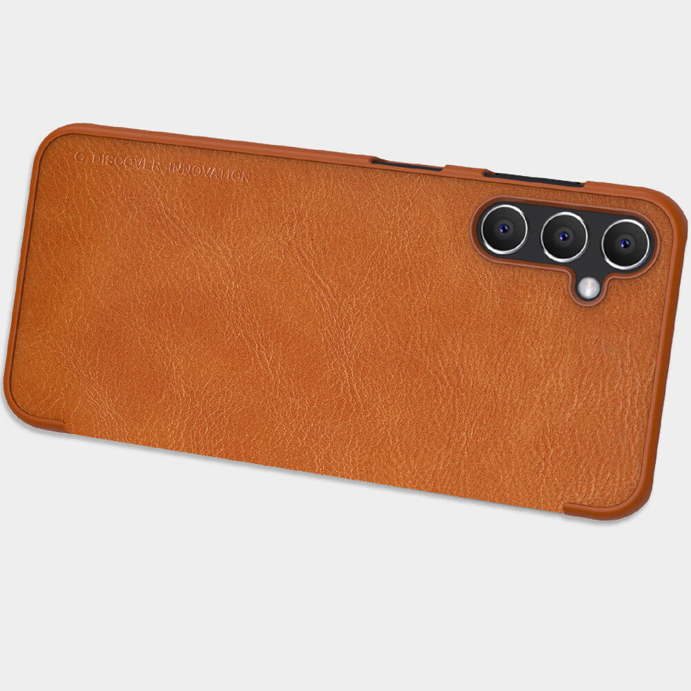 Nillkin Samsung Galaxy A14 5G Qin Leather Flip Book Case Θήκη Βιβλίο - Brown