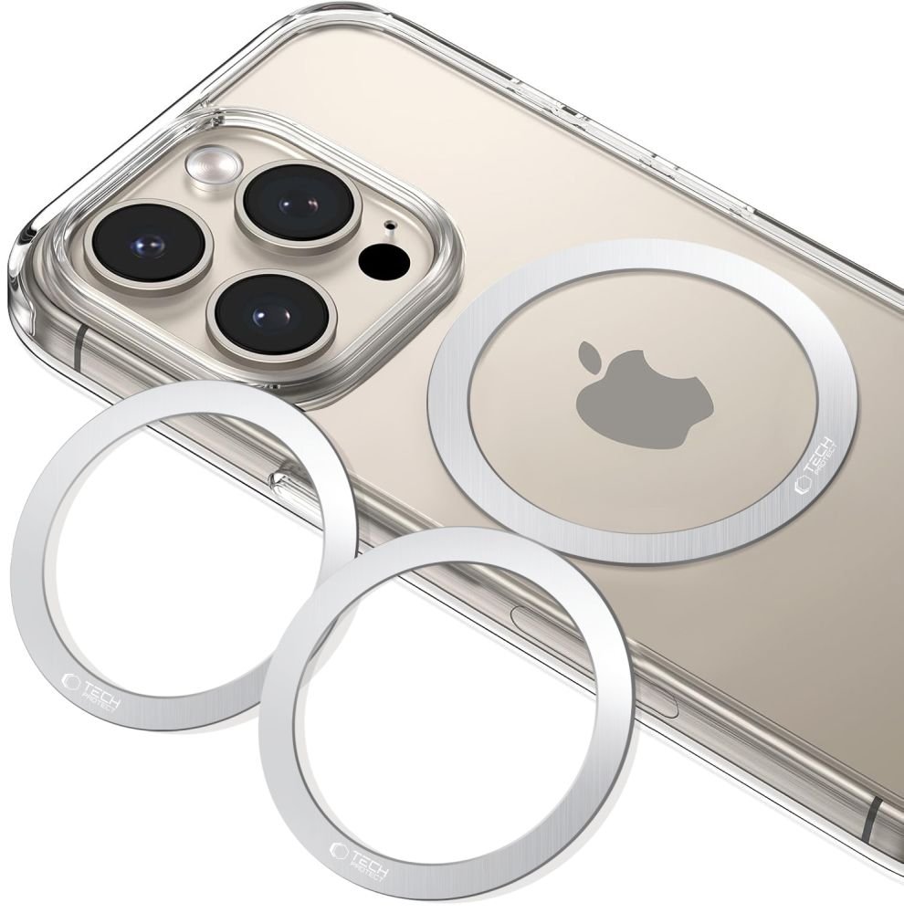 Tech - Protect MMP - 110 Magnetic Δακτύλιος MagSafe - 2 Τεμάχια - Silver / Silver