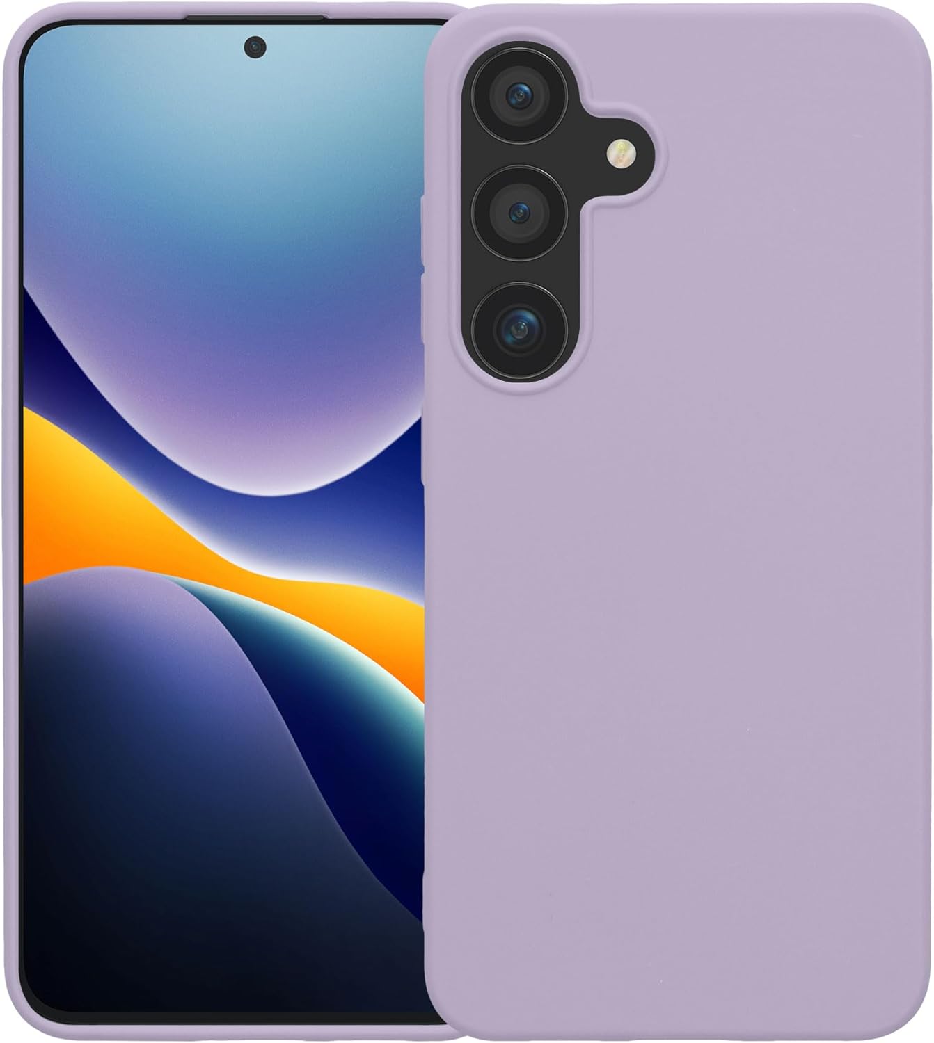 KW Samsung Galaxy S24 Θήκη Σιλικόνης TPU - Lavender