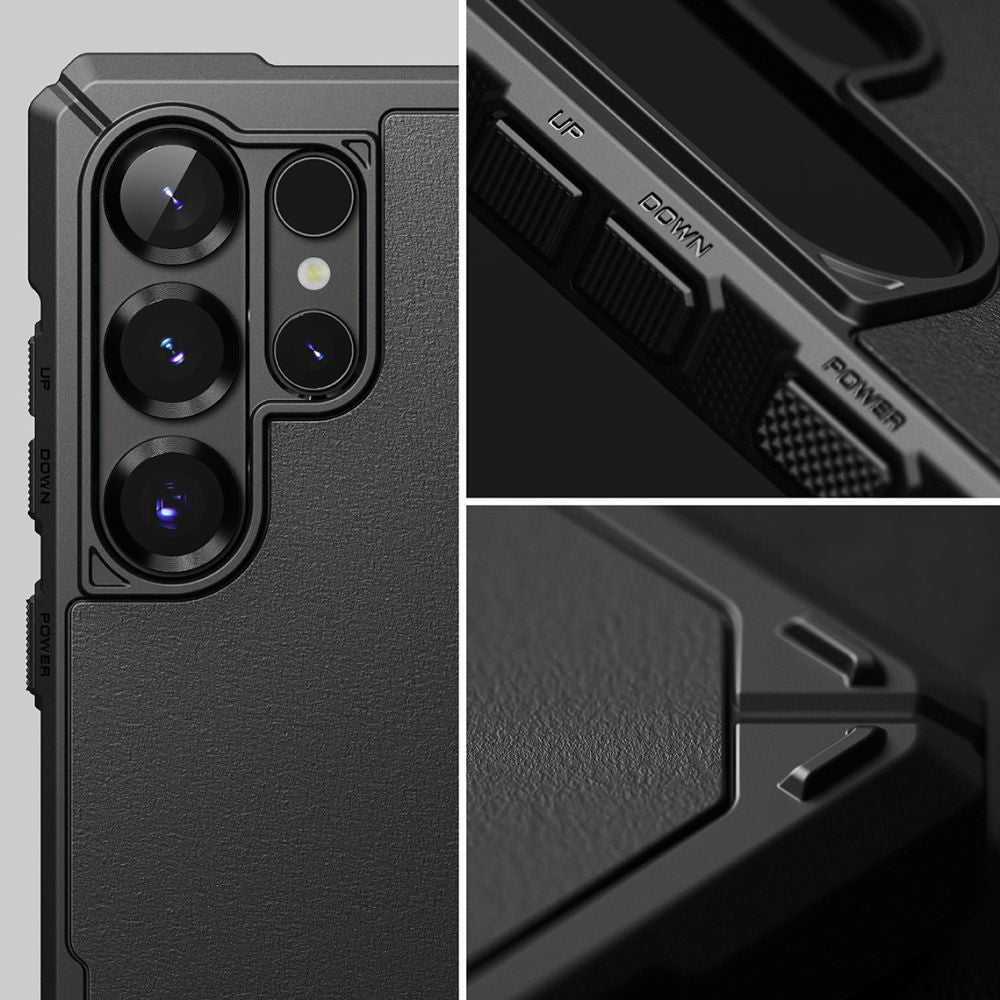 Ringke Samsung Galaxy S25 Ultra Rugged Gear Σκληρή Θήκη TPU - Black