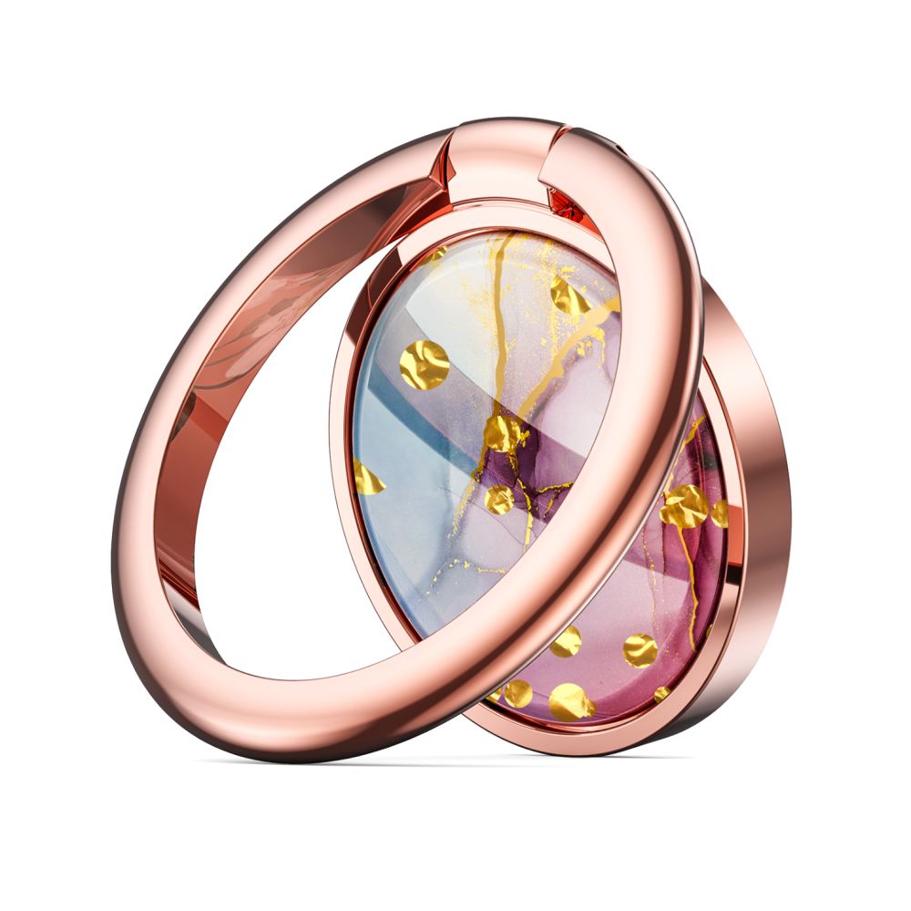 Tech - Protect Ring Holder Δαχτυλίδι Συγκράτησης Κινητού - Marble Rose