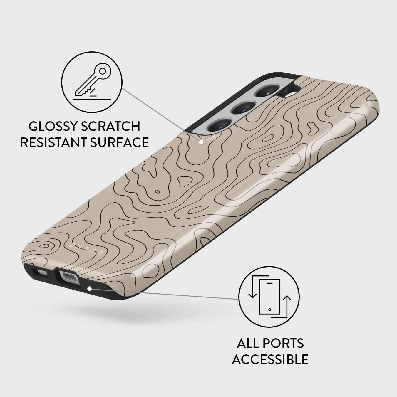 Burga Samsung Galaxy S22 Plus Fashion Tough Σκληρή Θήκη - Wild Terrain