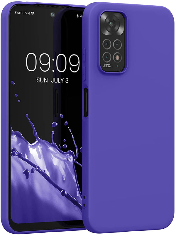 KW Xiaomi Redmi Note 11 / Redmi Note 11S Θήκη Σιλικόνης TPU - Blue Violet - 57368.234