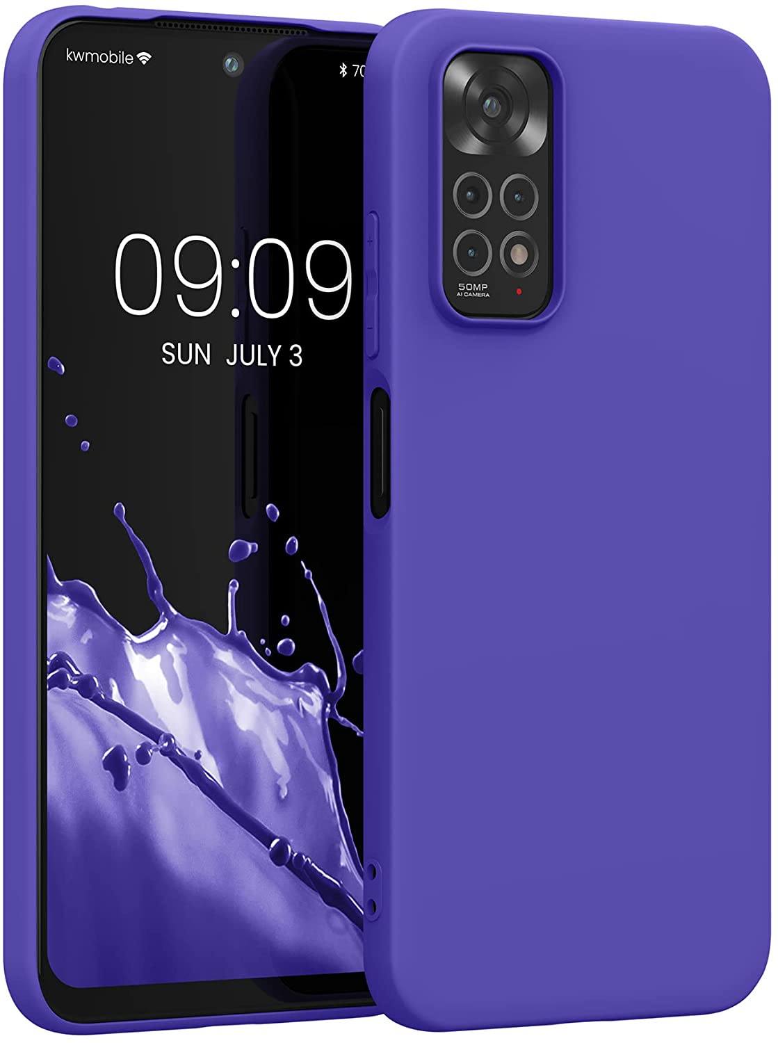 KW Xiaomi Redmi Note 11 / Redmi Note 11S Θήκη Σιλικόνης TPU - Blue Violet - 57368.234