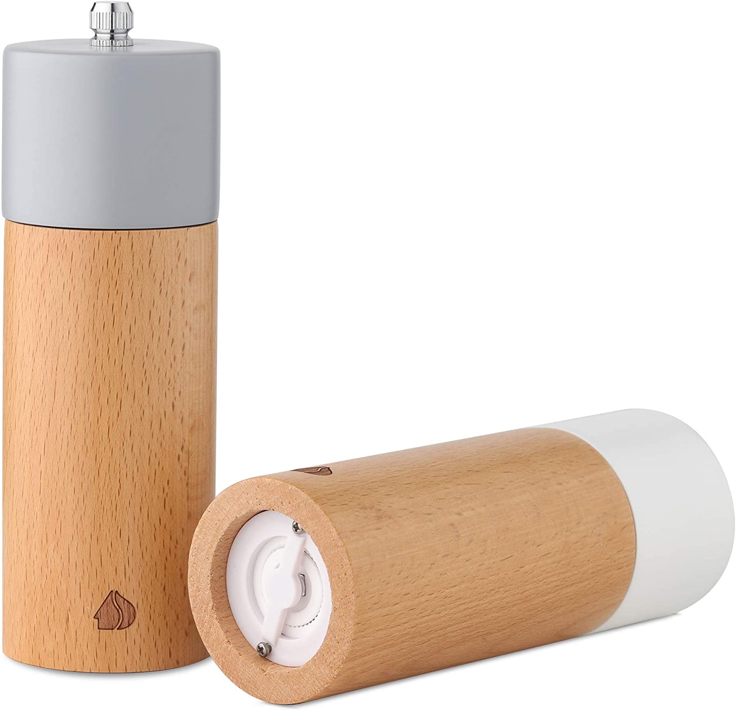 Navaris Salt and Pepper Mill Set Σετ Μύλων Αλάτι και Πιπέρι - Beech Wood - 49616.04