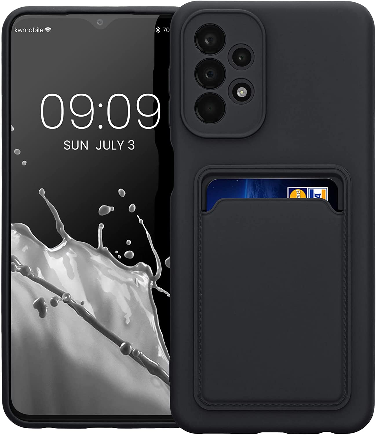 KW Samsung Galaxy A23 5G Θήκη Σιλικόνης TPU - Black - 58143.01