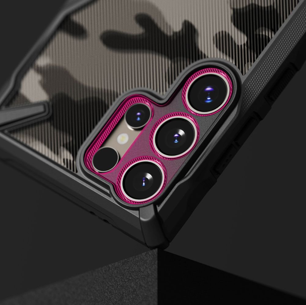 Ringke Samsung Galaxy S24 Ultra Fusion X Σκληρή Θήκη με Πλαίσιο Σιλικόνης - Camo Black