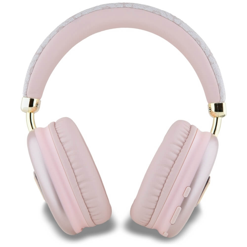 Guess Over-Ear 4G Triangle Logo - Ασύρματα Bluetooth Ακουστικά - Pink