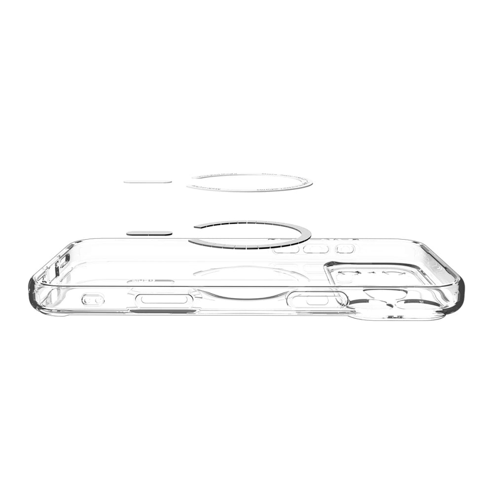 Spigen iPhone 17 Pro Max - Ultra Hybrid Mag - Σκληρή Θήκη με Πλαίσιο Σιλικόνης Και MagSafe - Clear / White