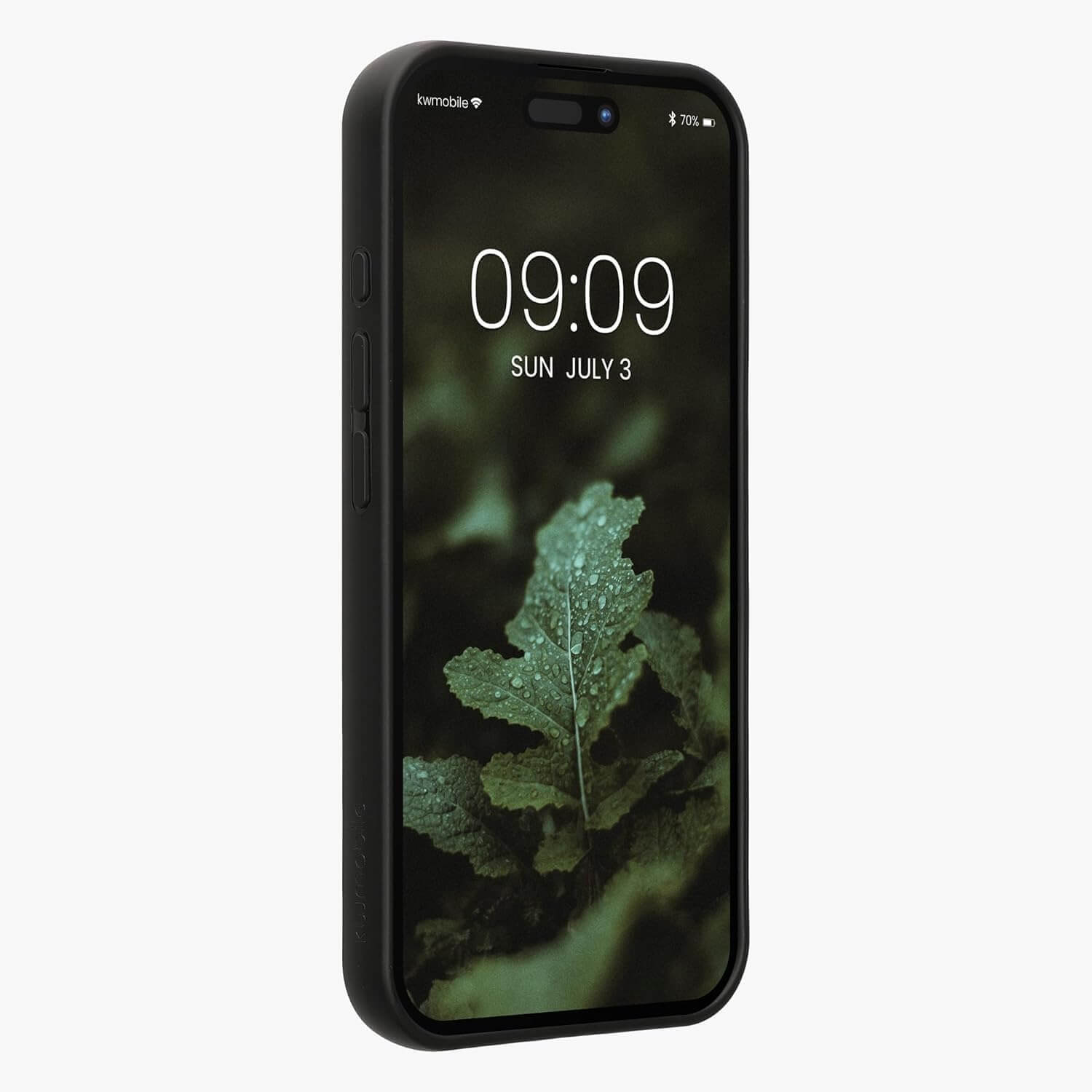 KW iPhone 16 Θήκη από Φυσικό Ξύλο - Dark Brown