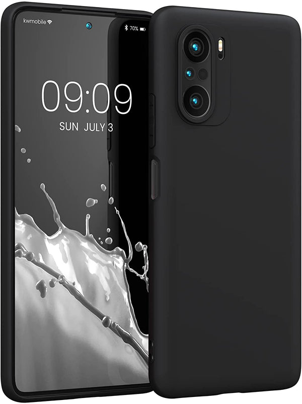 KW Xiaomi Poco F3 / Mi 11i Θήκη Σιλικόνης TPU - Black - 57026.01