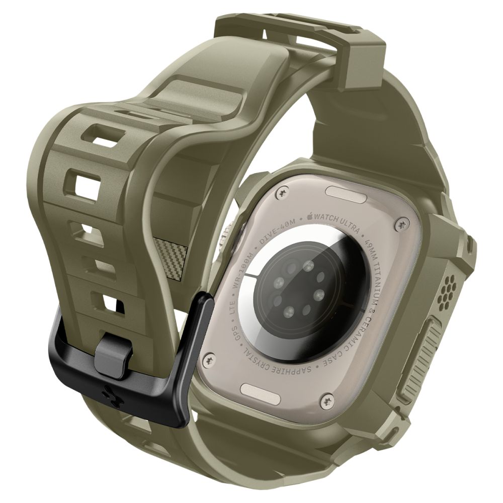 Spigen Λουράκι Apple Watch Ultra (1/2/3) - 49mm Rugged Armor Pro - Vintage Khaki