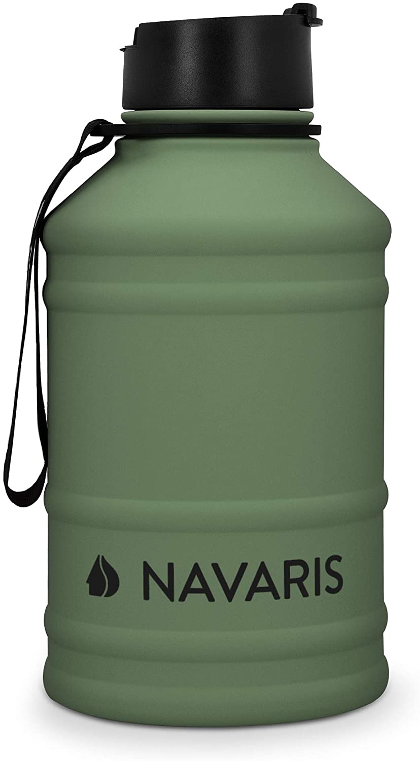 Navaris Μπουκάλι Νερού από Ανοξείδωτο Ατσάλι - BPA Free - 2.2 L - Dark Green - 51084.80