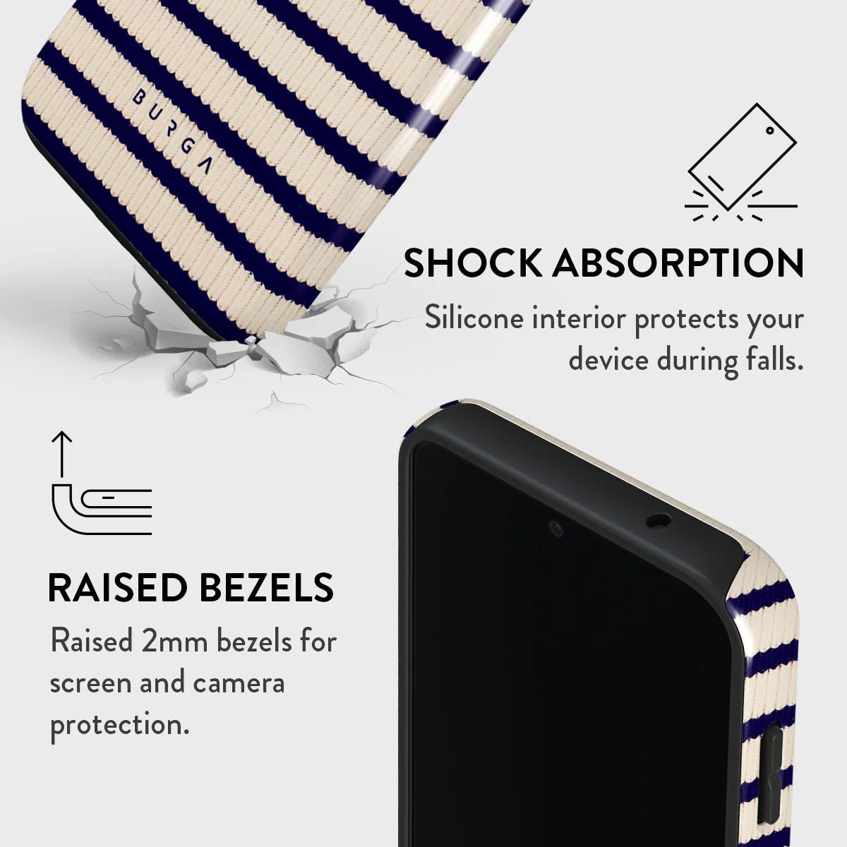Burga Samsung Galaxy S23 FE Fashion Tough Σκληρή Θήκη - Old Money