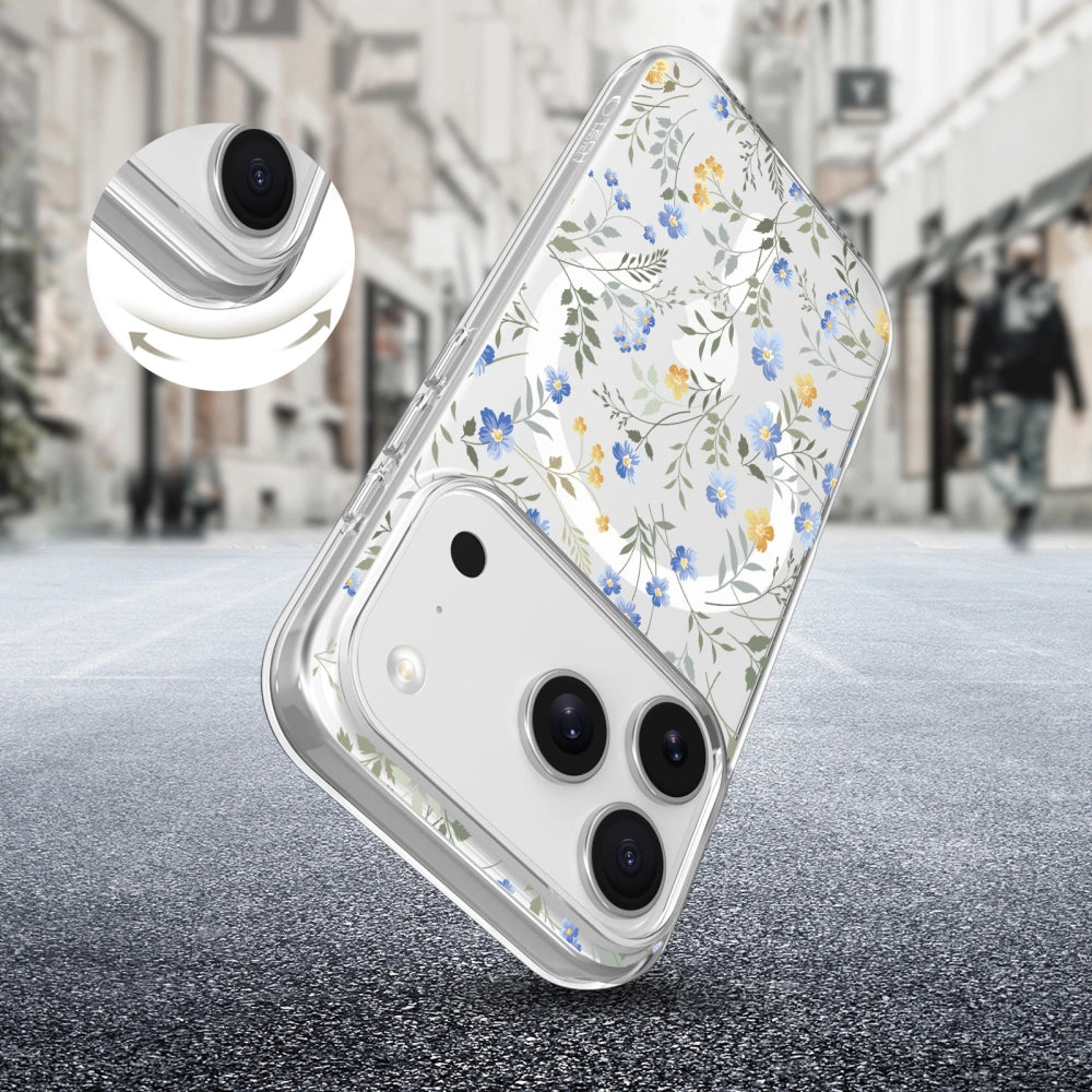 Tech-Protect iPhone 17 Pro Flexair Θήκη Σιλικόνης TPU με MagSafe - Spring Flowers