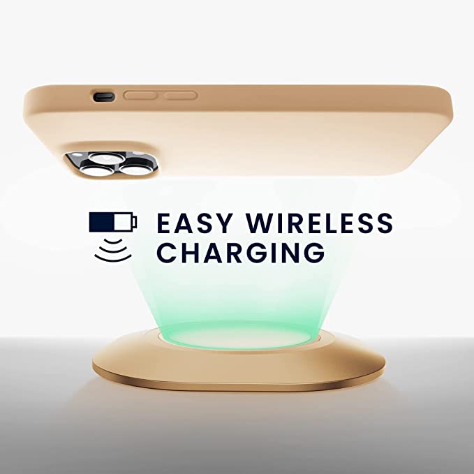 KW iPhone 14 Pro Max Θήκη Σιλικόνης Rubberized TPU - Mother Of Pearl - 59074.154