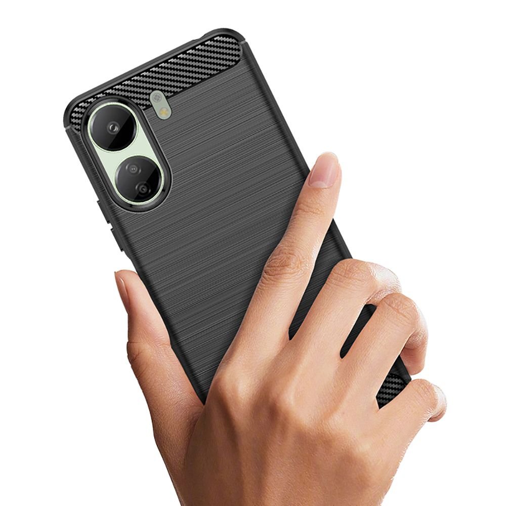 Tech - Protect Xiaomi Redmi 13C / Poco C65 Θήκη Rugged Carbon TPU - Black